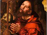 Heiliger Hieronymus by Jan Sanders van Hemessen, oil on panel, sold Mar 2026