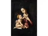 Maria mit dem Kinde by Scipione Pulzone, oil on canvas, sold Dec 2025