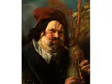 Der Dudelsackspieler by Jacob Jordaens, oil on canvas, offered Dec 2015