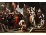 Die Legende der Königin Tomyris by Peter Paul Rubens, oil on canvas, offered Dec 2024