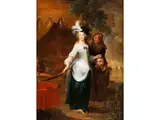 Judith mit dem Haupt des Holofernes by Hieronymus Janssens, oil on panel, offered Sep 2024