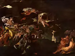 Der Triumph des Bacchus by Luca Giordano, oil on canvas, sold Jun 2026