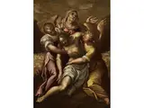 Depositione Christi by Paolo Farinati, oil on canvas, sold Sep 2021