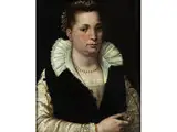 Damenbildnis – Tochter des Malers Lavinia Fontana by Prospero Fontana, oil on panel, offered Jul 2018