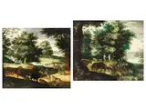 Die Verführung Unter dem Paradiesbaum by Roelant Savery, oil on panel, offered Jun 2026