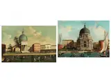 Ansichten des Canal Grande in Venedig mit der Basilika Della Salute und der Kirche san Simeone Piccolo by Gabriele Bella, oil on canvas, sold Jun 2026