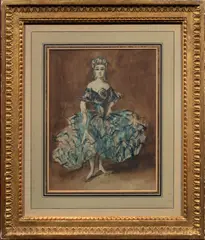The Dancer by Constantin Guys, watercolor, sold May 2024