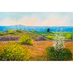 Marina (San Francisco) by Mario Soave, 1991, oil on canvas, sold May 2024