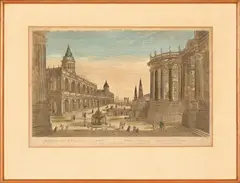 Publisher by Louis Joseph Mondhare, engraving with watercolour, sold Sep 2026