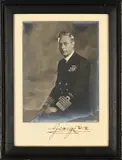 Autographed Portrait of King George VI by Dorothy Wilding, gelatin silver print, sold Sep 2026