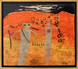 In the Land of the Spirit by David Porter, 1990, Acrylic on Canvas, sold Aug 2025