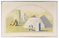 Numbers and Symbols by Fernando Maza, Lithograph in Colors, sold Aug 2025