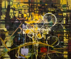 The Prophet by Willy Heeks, 1990, Oil on Canvas, sold Sep 2025