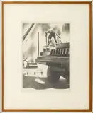 Loading Girders by Louis Lozowick, 1930, Lithograph on BFK Rives Paper, sold Sep 2025