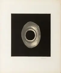 Untitled by Lee Bontecou, 1967, Screenprint on Muslin Mounted on Mat Board, sold Sep 2025