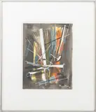 Abstract Composition in Black by Jimmy Ernst, 1952, Gouache on Paper, sold Sep 2025