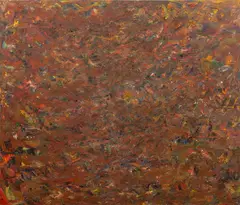 Abstract Composition by Andy Miller, Oil on Canvas, sold Sep 2025