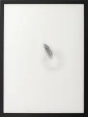 Entered O Cast-In by Alan Saret, 1983, Graphite on Paper, sold Sep 2025