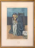 After Pablo Picasso (Spanish by Jacques Villon, 1930, Etching and Aquatint in Colors, sold Sep 2025