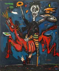 Cuantos Anos by Rick Prol, 1983, Oil on Canvas, sold Sep 2025