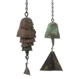 Untitled by Two Paolo Soleri, Bronze and Copper Windbells, sold Sep 2025