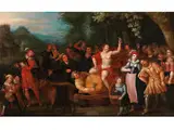 Der Triumph des Bacchus by Louis de Caullery, oil on panel, offered Jul 2015