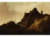 Altes Haus am Wegesrand by Pieter de Molijn, oil on panel, sold Sep 2018
