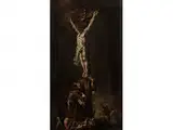 Des Kreuzes auf Golgatha by Alessandro Magnasco, oil on canvas, offered Sep 2018