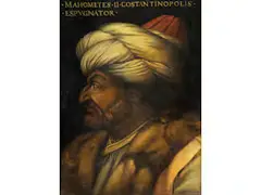 Bildnis des Sultans Mehmed ii by Cristofano dell'Altissimo, oil on canvas, sold Mar 2023
