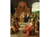Christus Unter den Schriftgelehrten by Frans Francken Ii., oil on panel, offered Sep 2025
