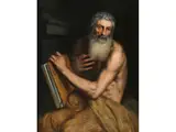 Der Heilige Hieronymus by Vincent Sellaer, oil on panel, offered Dec 2024