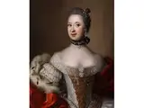 Queen Charlotte von Grossbritannien by Esther Denner, oil on canvas, offered Dec 2015