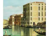 Vedute am Canal Grande by William James, oil on canvas, sold Sep 2023