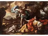Hagar und Ismael by Francesco Solimena, oil on canvas, sold Sep 2024