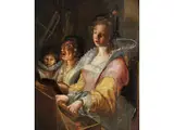 Musikalisches Ensemble by Judith Leyster, oil on panel, offered Jun 2025