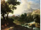 Pastorale Landschaft by Gaspard Dughet, oil on canvas, offered Sep 2021