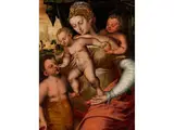 Caritas Christiana by Flämischer Manierist des 16. Jahrhunderts, oil on panel, offered Sep 2021