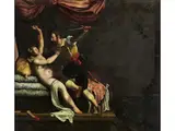Tarquinius und Lukrezia by Felice Rizzo Brusasorzi, oil, offered Mar 2026