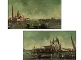 Venezianische Veduten by Giacomo Guardi, oil on canvas, sold Dec 2022