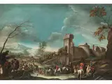 Untitled by Christian Reder, oil on canvas, sold Dec 2022