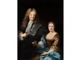 Untitled by Robert Tournières, oil on canvas, sold Dec 2022