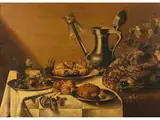 Untitled by Pieter Claesz, 1596 & 98 Berchem, Antwerpen –, oil, sold Sep 2021
