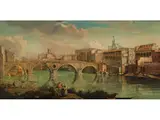 Untitled by Hendrik Frans van Lint, oil on canvas, sold Dec 2022