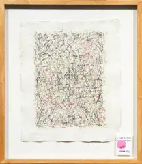 Untitled by Morley Clark, 1994, lithograph, sold May 2024