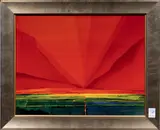 Red Landscape by Douglas Owen, 2005, giclee print, sold May 2024