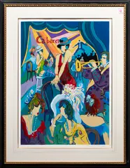 Untitled by Isaac Maimon, serigraph, sold May 2024