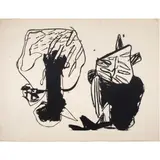 Untitled by Judith Linhares, 1963, lithograph, sold May 2024