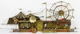 Carnival by Curtis Jeré, mixed media metals, sold May 2024
