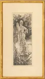 Le Printemps by James Jacques Joseph Tissot, 1878, Etching and Drypoint, sold Sep 2025