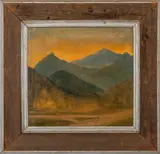 Nippletop Mountains by Helen Morgan Rainsford, Oil on Canvas, sold Sep 2025